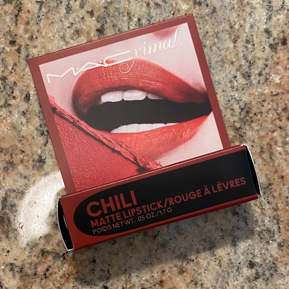 MAC Brand New 602 Chili Matte Lipstick .05 OZ